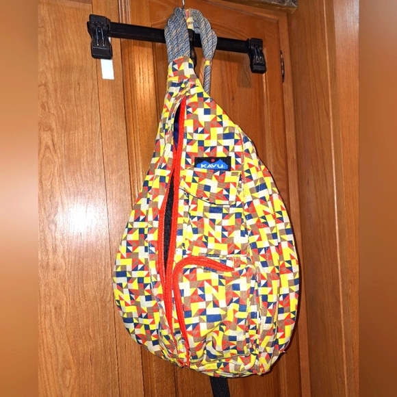 Kavu large rope sling bag.  It's showing a little wear but still in great shape - Picture 1 of 5